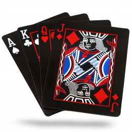 Игральные карты BICYCLE BLACK SPIDER DECK