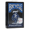 Игральные карты BICYCLE PRO POKERPEEK BLUE