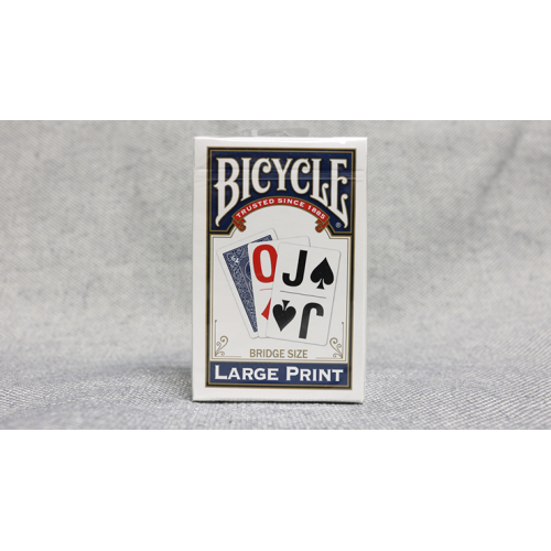 Игральные карты Bicycle Super Jumbo Bridge (Blue) by USPCC под заказ из США