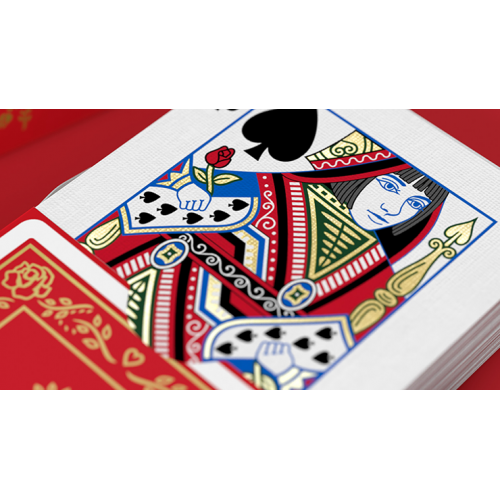 Игральные карты Red Roses Gold Foil Playing Cards (Fully Marked) под заказ из США