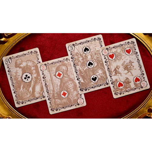 Игральные карты Wars of the Roses (2nd Edition Red Tuck- Gilded ) Playing Cards под заказ из США
