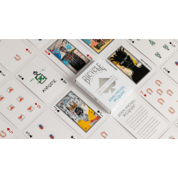 Игральные карты Bicycle Jean-Michel Basquiat (Box Set Red/Blue) by US Playing Cards под заказ из США