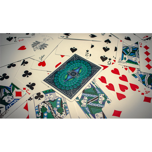 Игральные карты Limited Edition Peacocks Playing Cards by Rocsana Thompson под заказ из США