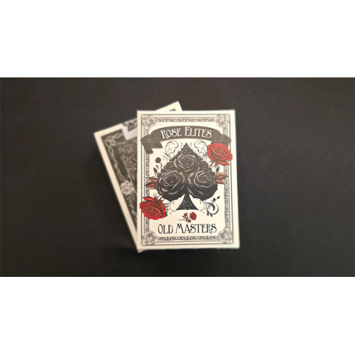 Игральные карты Rose Elites - Old Masters (Black) Marked Deck Playing Cards под заказ из США