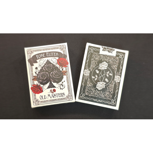 Игральные карты Rose Elites - Old Masters (Black) Marked Deck Playing Cards под заказ из США