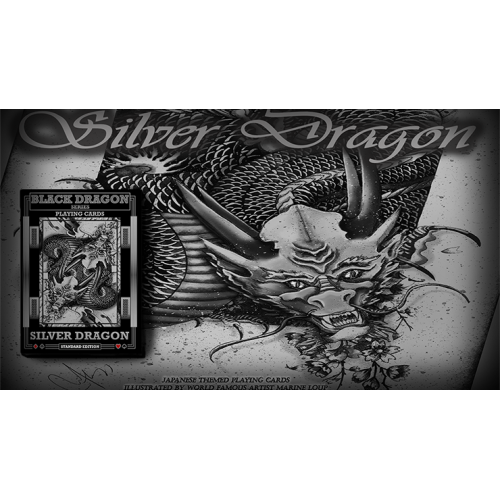 Игральные карты Silver Dragon (Standard Edition) Playing Cards by Craig Maidment под заказ из США