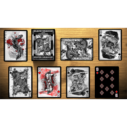 Игральные карты Silver Dragon (Standard Edition) Playing Cards by Craig Maidment под заказ из США