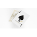 Black Roses White Gold Foil Playing Cards под заказ из США