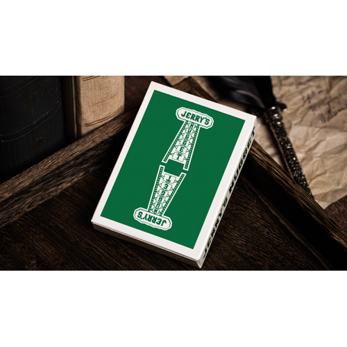 Игральные карты Jerrys Nugget (Felt Green) Marked Monotone Playing Cards под заказ из США