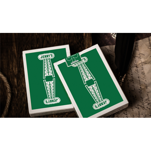 Игральные карты Jerrys Nugget (Felt Green) Marked Monotone Playing Cards под заказ из США