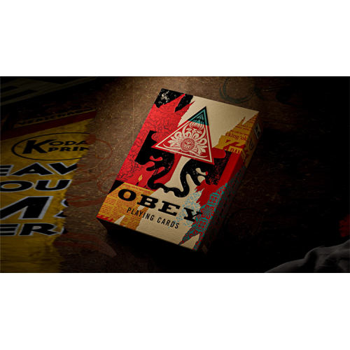Игральные карты Obey Collage Edition Playing Cards by theory11 под заказ из США