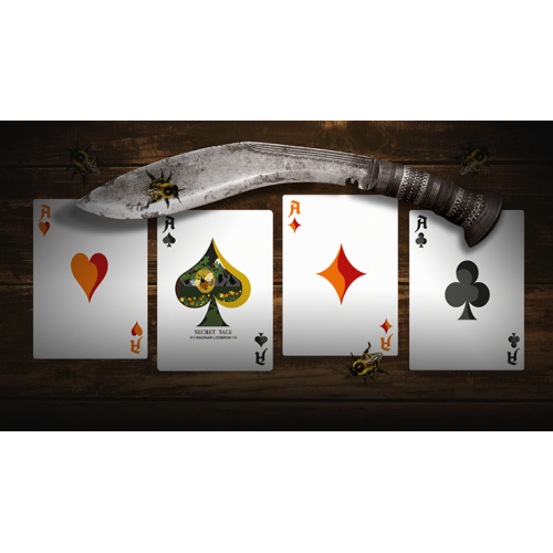 Игральные карты Secret Tale Ragnar MINI White Bee Playing Cards под заказ из США