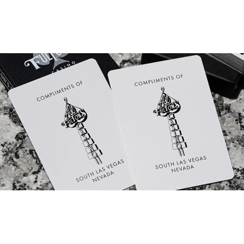 Игральные карты Ace Fultons Casino (Black) Playing Cards под заказ из США