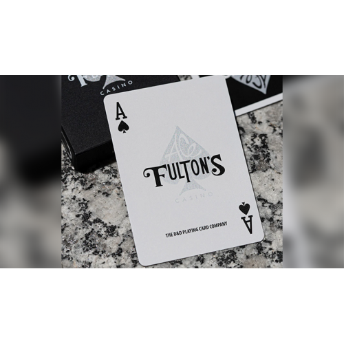 Игральные карты Ace Fultons Casino (Black) Playing Cards под заказ из США