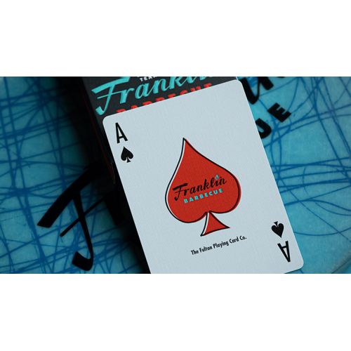 Игральные карты FRANKLIN BBQ RETRO BLACK PLAYING CARDS под заказ из США