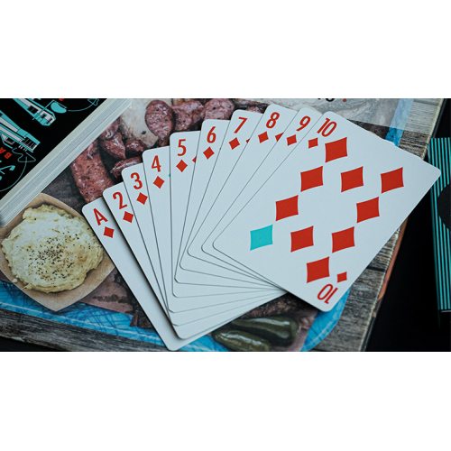 Игральные карты FRANKLIN BBQ RETRO BLACK PLAYING CARDS под заказ из США