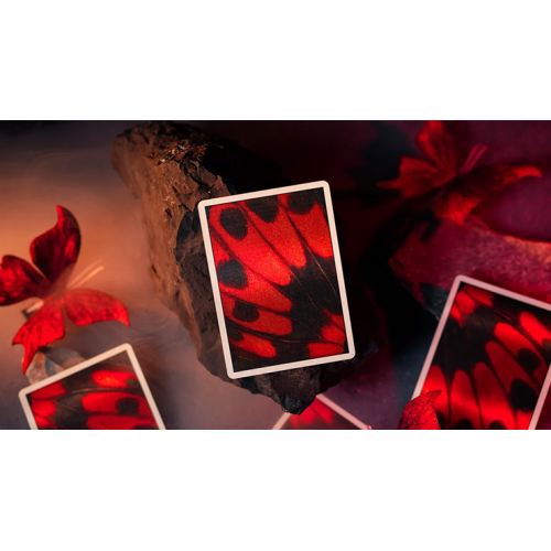 Игральные карты Morpho V2 (Carmine) Playing Cards by TCC Fashion под заказ из США