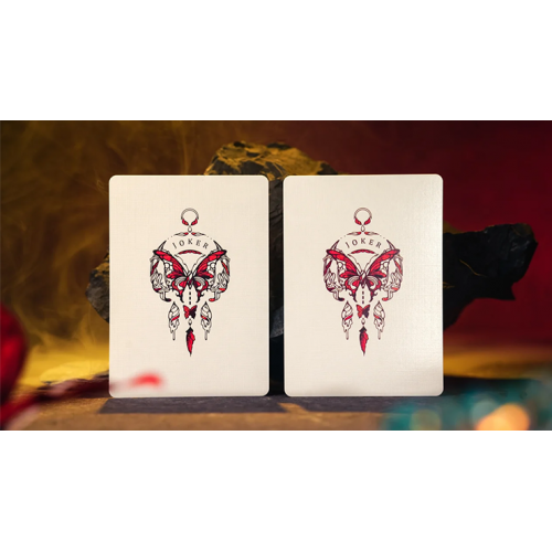 Игральные карты Morpho V2 (Carmine) Playing Cards by TCC Fashion под заказ из США