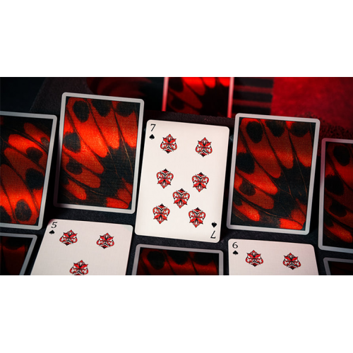 Игральные карты Morpho V2 (Carmine) Playing Cards by TCC Fashion под заказ из США