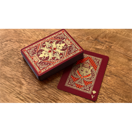 Игральные карты Neko Royal Red Playing Cards под заказ из США