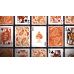 Paisley Ton sur Ton Poudre Orange Foil Designer's Choice под заказ из США