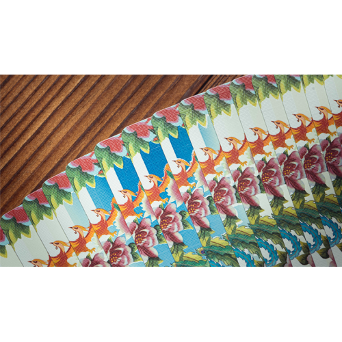 Игральные карты Phoenix and Peony (Blue) Playing Cards by Bacon Playing Card Company под заказ из США