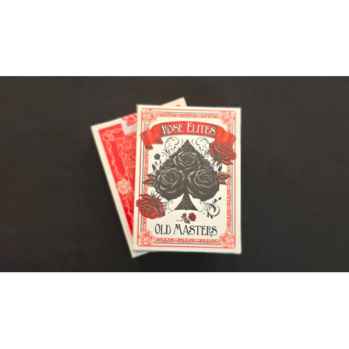 Игральные карты Rose Elites - Old Masters (Red) Marked Deck Playing Cards под заказ из США