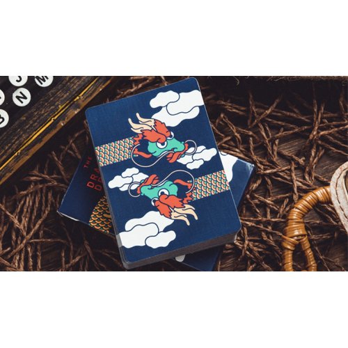 Игральные карты The Dragon (Blue Gilded) Playing Cards под заказ из США