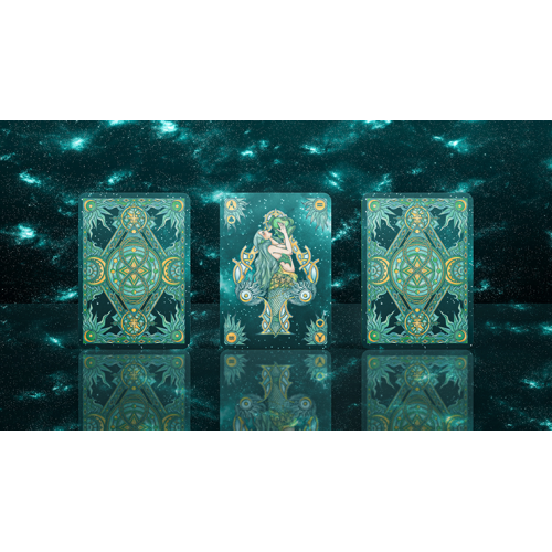 Игральные карты Zodiac (Aquarius) Luminous Edition Playing Cards by TCC под заказ из США