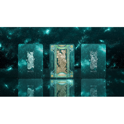 Игральные карты Zodiac (Aquarius) Luminous Edition Playing Cards by TCC под заказ из США