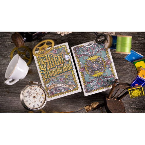 Игральные карты Alice in Wonderland Playing Cards by Kings Wild под заказ из США