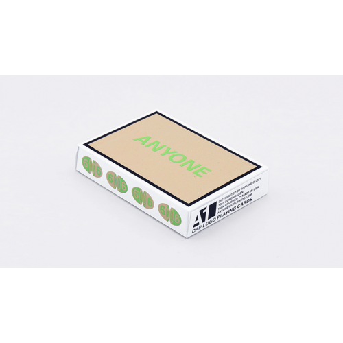 Игральные карты Beige/Green Cap Logo ANYONE Playing Cards под заказ из США