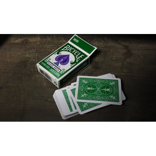 Игральные карты Mini Bicycle Cards (Green) под заказ из США