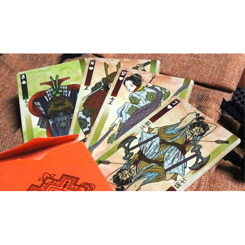 Игральные карты RONIN (Diamond Clan Edition Orange) Playing Cards by Kings Wild Project под заказ из США