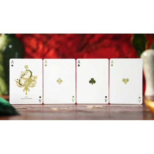 Игральные карты Year of the Horse (Green) Playing Cards by TCC Fashion под заказ из США