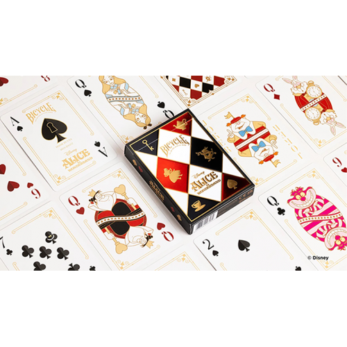 Игральные карты Bicycle Disney Alice in Wonderland Playing Cards by US Playing Card Co под заказ из США