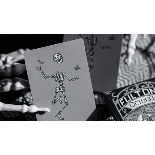 Игральные карты FULTONS OCTOBER TOMBSTONE GREY PLAYING CARDS под заказ из США