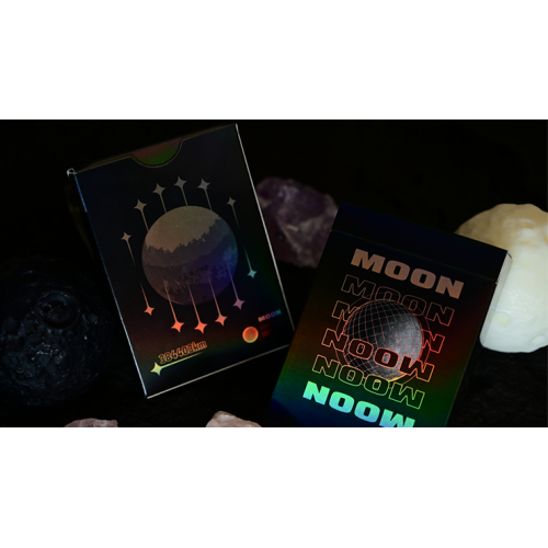 Игральные карты Moon (Black Holo) Playing Cards под заказ из США