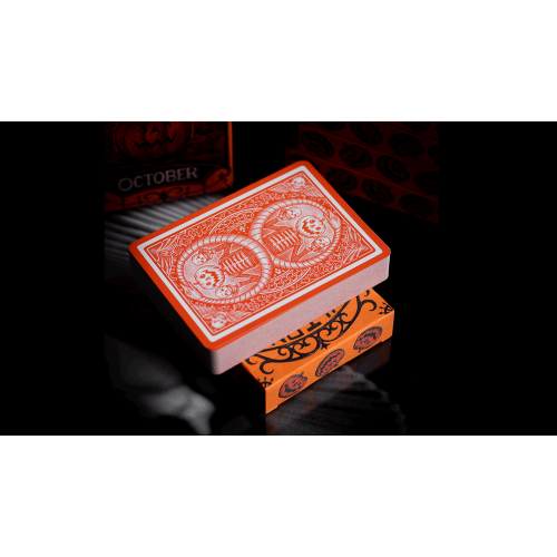 OCTOBER V2 PUMPKIN ORANGE PLAYING CARDS под заказ из США