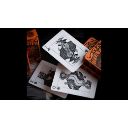 OCTOBER V2 PUMPKIN ORANGE PLAYING CARDS под заказ из США