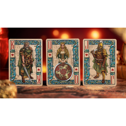 The Lord of the Rings - Two Towers Playing Cards (Foil and Gilded Edition) by Kings Wild под заказ из США