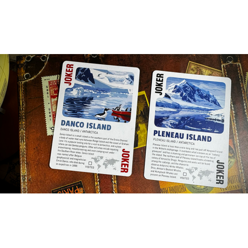 Игральные карты Travel the World Deck Volume 1 by Midnight Cards под заказ из США