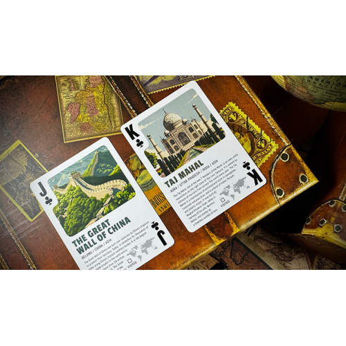 Игральные карты Travel the World Deck Volume 1 by Midnight Cards под заказ из США