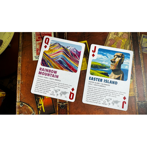 Игральные карты Travel the World Deck Volume 1 by Midnight Cards под заказ из США