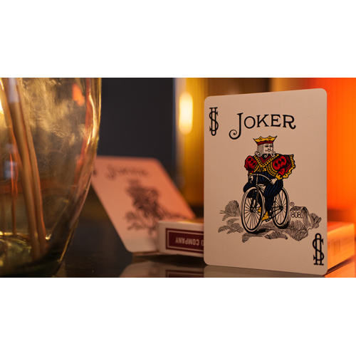 Игральные карты Bicycle Metallic Ruby Playing Cards под заказ из США