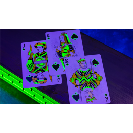 Bicycle Neon Rider Back Green-Glo Deck Playing Cards под заказ из США