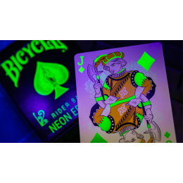 Bicycle Neon Rider Back Green-Glo Deck Playing Cards под заказ из США