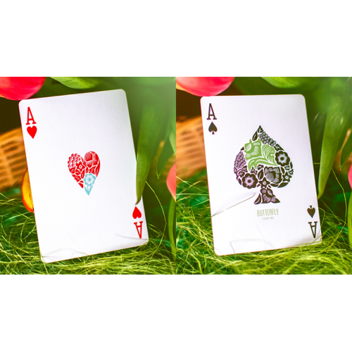 Игральные карты Butterfly Seasons Playing Cards Marked (Spring) by Ondrej Psenicka под заказ из США