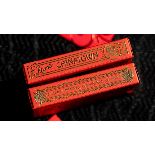Игральные карты FULTONS Chinatown V2 15th Anniversary Playing Cards под заказ из США