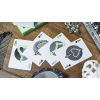Игральные карты Reflections Epiphany (Green) Playing Cards by Emily Sleights под заказ из США